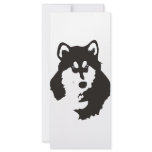 Alaskan Malamute Rack Card Design