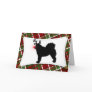 Alaskan Malamute Reindeer Christmas Card