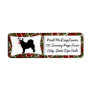 Alaskan Malamute Reindeer Christmas Custom Return Address Label