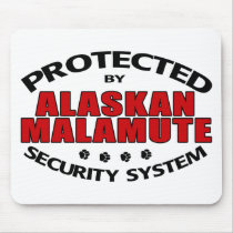 Alaskan Malamute Security mousepads