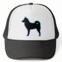 Alaskan Malamute Silhouette hat
