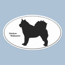 Alaskan Malamute SIlhouette stickers