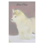 Alaskan Malamute stationary Custom Stationery