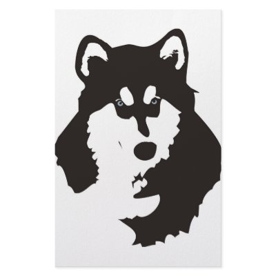 Alaskan Malamute Stationery Paper by McBain