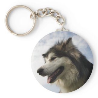 Alaskan Malamutes keychain