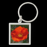 Alaskan Red Poppy Keychain