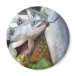 Alaskan Salmon Buffet Refrigerator Magnets