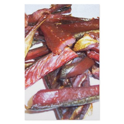Alaskan Smoke Salmon Custom Stationery by kotzradio