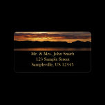 Alaskan Sunset Address Label
