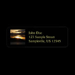 Alaskan Sunset Return Address Label