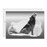 Alaskan Timber Wolf Invitation