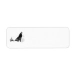 Alaskan Timber Wolf Label