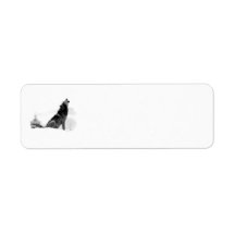 Alaskan Timber Wolf Label