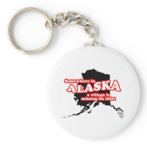 Alaskan village idiot keychains