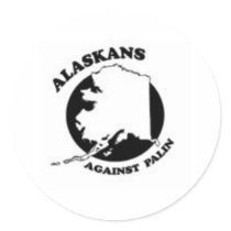 Alaskans against Palin stickers by AntiPalin Alaskans against Palin stickers
