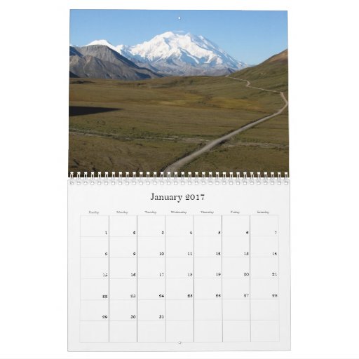 Alaska's Denali National Park Calendar Zazzle