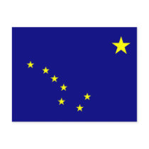 Alaska's Flag Post Card