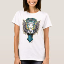alaura, angel, gothic, couture, tribal, fusion, guardian, art, fantasy, wings, myka, jelina, mika, big, eyed, angels, Shirt with custom graphic design