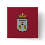 Albacete, Spain flag Buttons