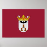 Albacete Spain, Spain flag Poster