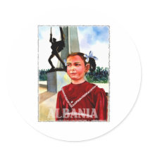 Albania Art stickers by teyes143 Albania Art stickers