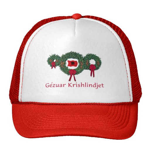 Albania Christmas 2 Trucker Hats