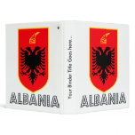 Albania Coat of Arms 3 Ring Binder