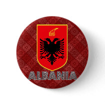 Albania Coat of Arms Pinback Buttons