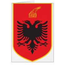 Albania Coat Of Arms Greeting Cards