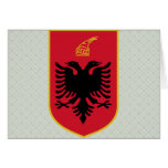Albania Coat of Arms detail Greeting Cards