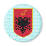 Albania Coat of Arms detail Magnets