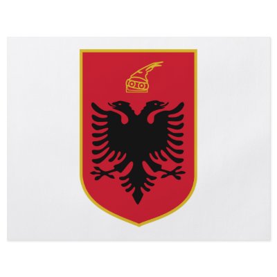Albania Coat of Arms Custom Flyer by flagshirts