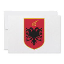Albania Coat of Arms Custom Invitation