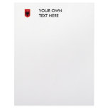 Albania Coat of Arms Custom Letterhead