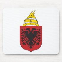 Albania Coat Of Arms Mouse Mat