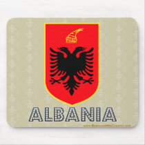 Albania Coat of Arms Mouse Pads