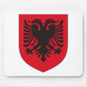 Albania Coat of Arms Mousepad by FlagTshirts Albania Coat of Arms Mousepad