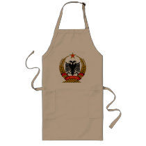 Albania Coat of Arms (old) Apron by FlagTshirts Albania Coat of Arms (old) Apron