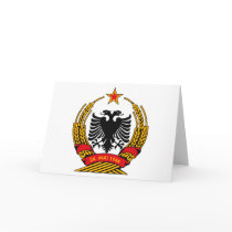 Albania Coat of Arms (old) Greeting Card