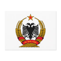 Albania Coat of Arms (old) Postcard