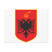 Albania Coat Of Arms Postcard