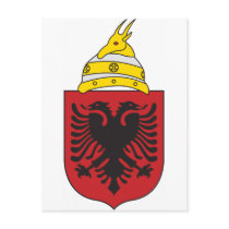 Albania Coat Of Arms Post Card