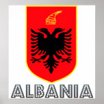Albania Coat of Arms Poster