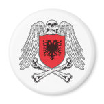 Albania Crossbones Magnets