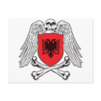 Albania Crossbones Post Cards