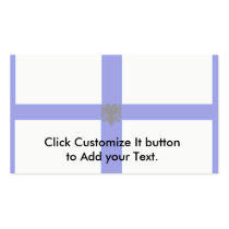 Albania, ethnic flag business card