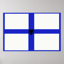 Albania, ethnic flag print