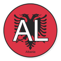 Albania Euro Sticker