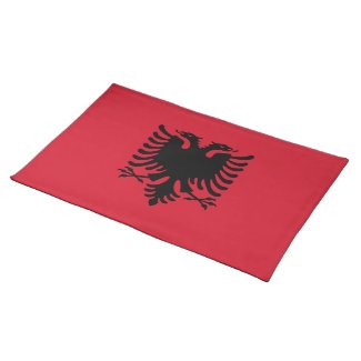 Albania Flag American MoJo Placemat
