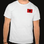 Albania Flag Map Basic T-Shirt